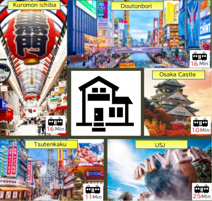 Apartamento Jr天王寺駅・寺田町駅から徒歩圏内！ファミリー大歓迎の広々欧風ハイツ！ Osaka Exterior foto